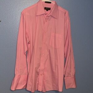 Valentino Pink Dress Shirt French Cuffs - size 17 34/35. MM